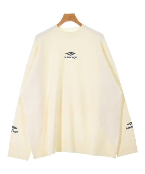 BALENCIAGA(バレンシアガ)ニット・セーター 白 サイズ:S/2200639598260