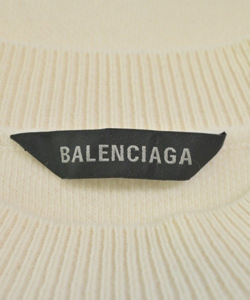 BALENCIAGA（バレンシアガ）ニット・セーター 白 サイズ:S メンズ/2200639598260