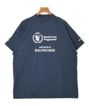BALENCIAGA（バレンシアガ）Tシャツ・カットソー 紺 サイズ:L メンズ