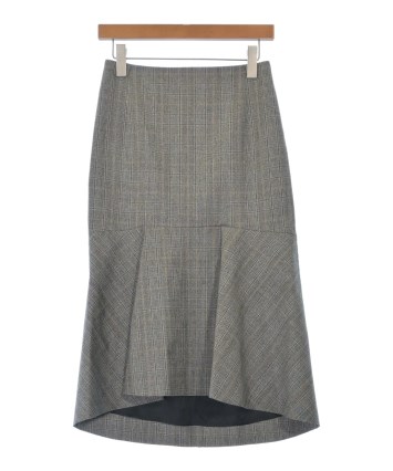 【新品未使用】Balenciaga／バレンシアガ　スカート　チェック Balenciaga チェック スカート | グレー | FARFETCH JP