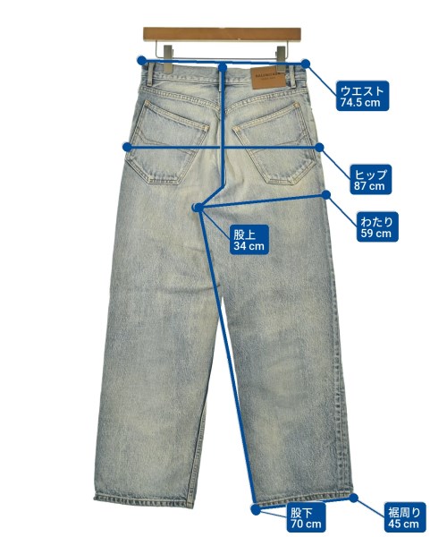 BALENCIAGA（バレンシアガ）デニムパンツ 青 サイズ:26(M位) レディース/2200640696443