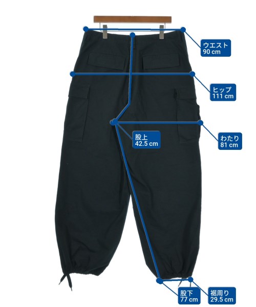 BALENCIAGA（バレンシアガ）カーゴパンツ 紺 サイズ:XS メンズ/2200641279102