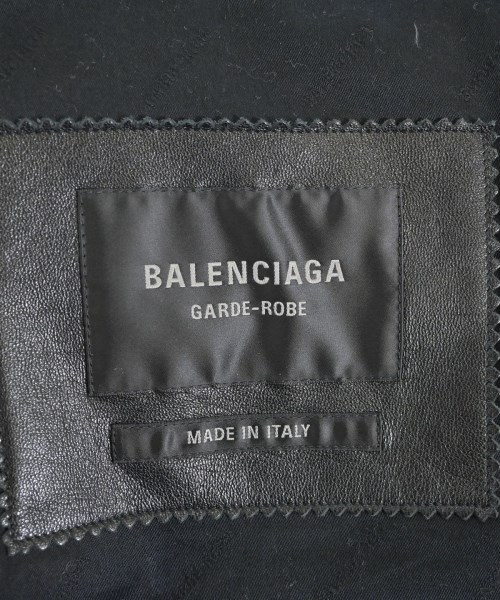 BALENCIAGA（バレンシアガ）ライダース 黒 サイズ:S メンズ/2200641818011