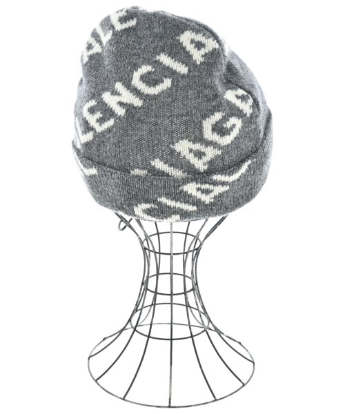 BALENCIAGA（バレンシアガ）ニットキャップ・ビーニー グレー サイズ:- レディース/2200628845078
