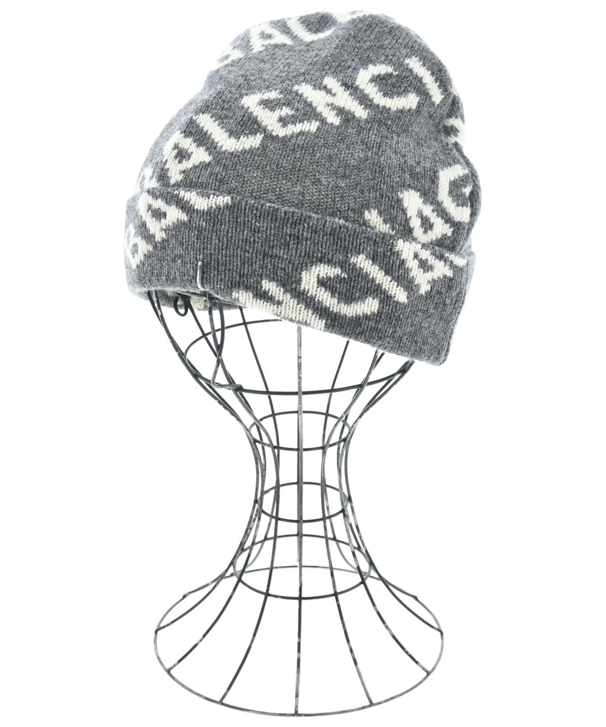 BALENCIAGA（バレンシアガ）ニットキャップ・ビーニー グレー サイズ