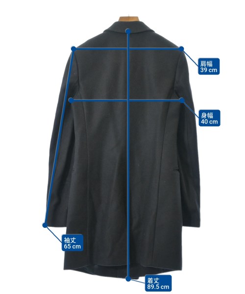 BALENCIAGA（バレンシアガ）チェスターコート 黒 サイズ:36(XS位) レディース/2200632036011