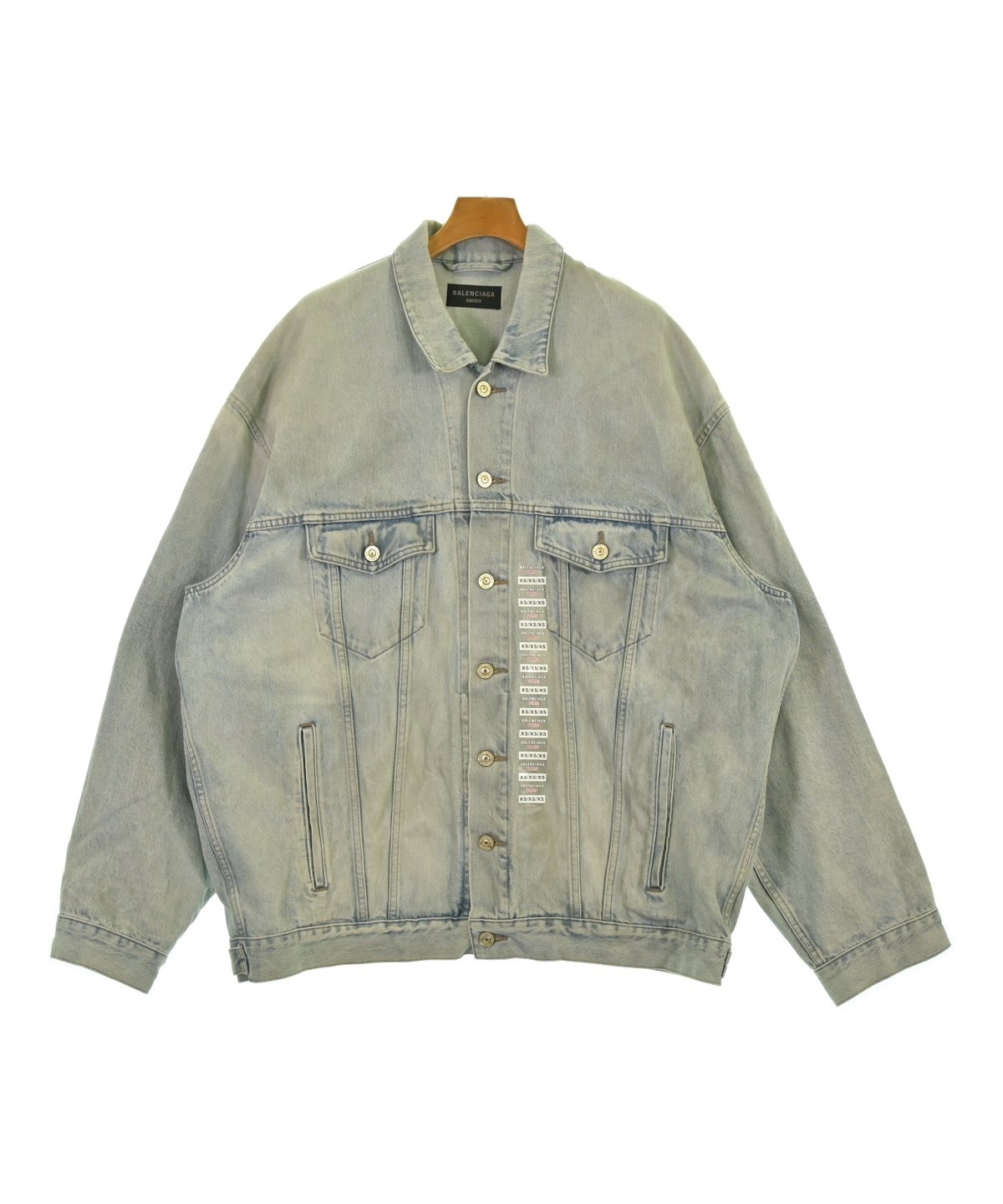 BALENCIAGA（バレンシアガ）デニムジャケット 青 サイズ:L メンズ