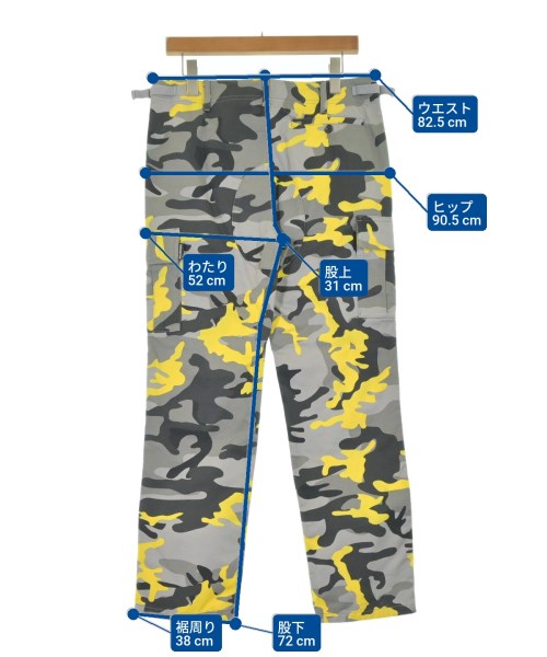 BALENCIAGA（バレンシアガ）カーゴパンツ グレー サイズ:48(L位) メンズ/2200642490070