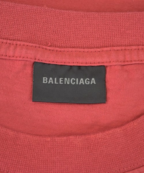 BALENCIAGA（バレンシアガ）Tシャツ・カットソー 赤 サイズ:L メンズ/2200643138049