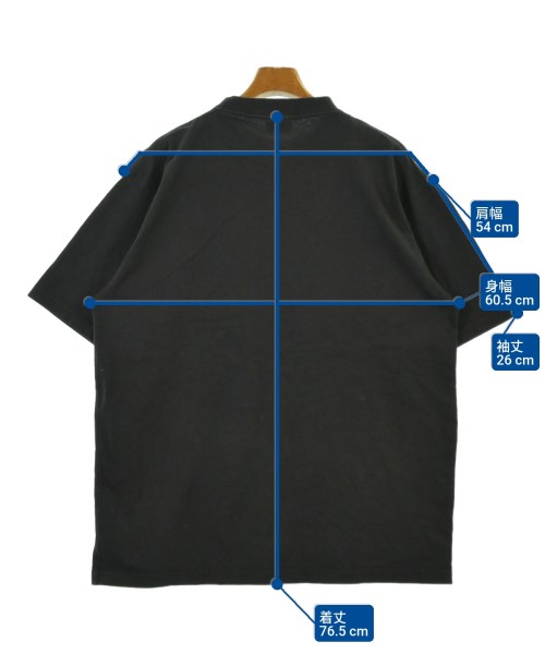 BALENCIAGA（バレンシアガ）Tシャツ・カットソー 黒 サイズ:M メンズ/2200643443068