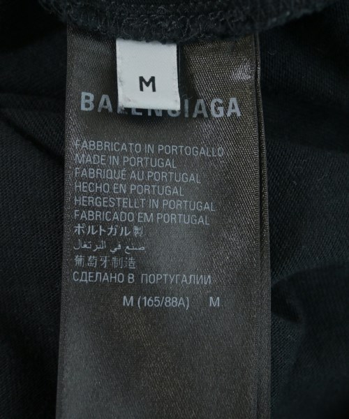 BALENCIAGA（バレンシアガ）Tシャツ・カットソー 黒 サイズ:M メンズ/2200643554016