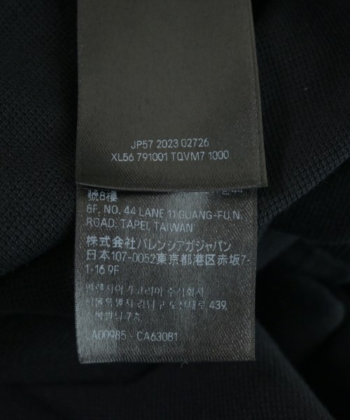 BALENCIAGA（バレンシアガ）ポロシャツ 黒 サイズ:L メンズ/2200643554023
