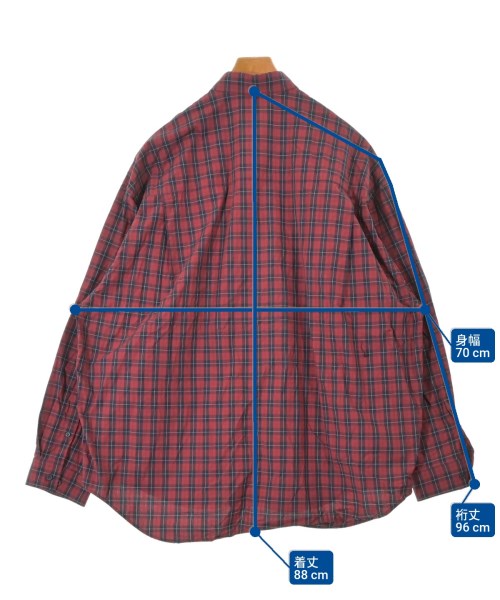 BALENCIAGA（バレンシアガ）カジュアルシャツ 赤 サイズ:XXS メンズ/2200644033046