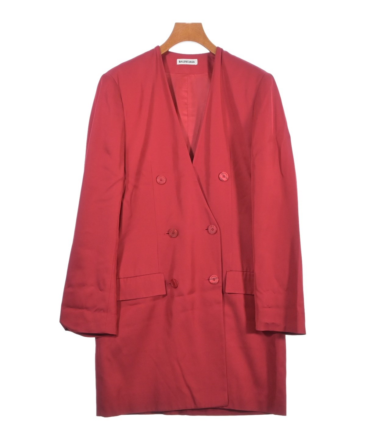 BALENCIAGA（バレンシアガ）ジャケット 赤 サイズ:36(XS位) レディース