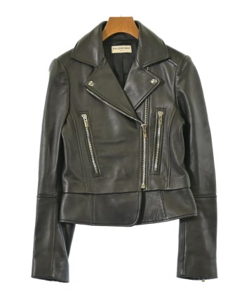 BALENCIAGA（バレンシアガ）ライダース 黒 サイズ:36(XS位) レディース