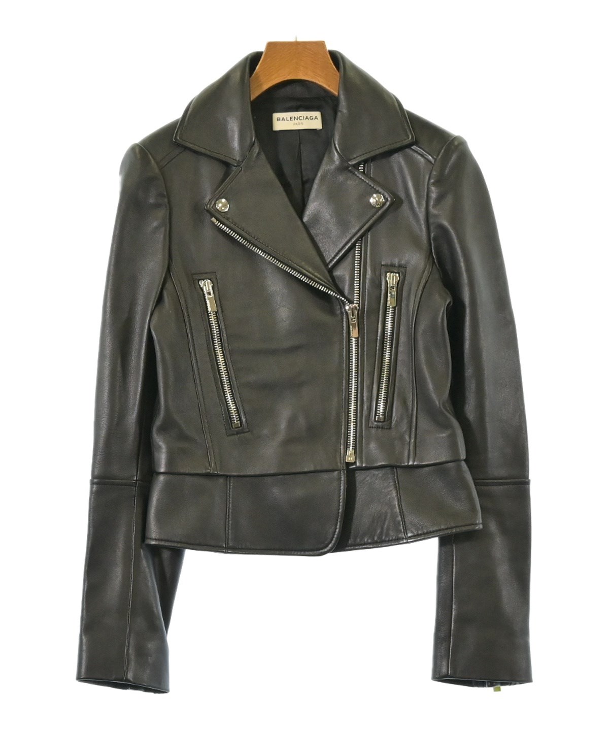 BALENCIAGA（バレンシアガ）ライダース 黒 サイズ:36(XS位) レディース