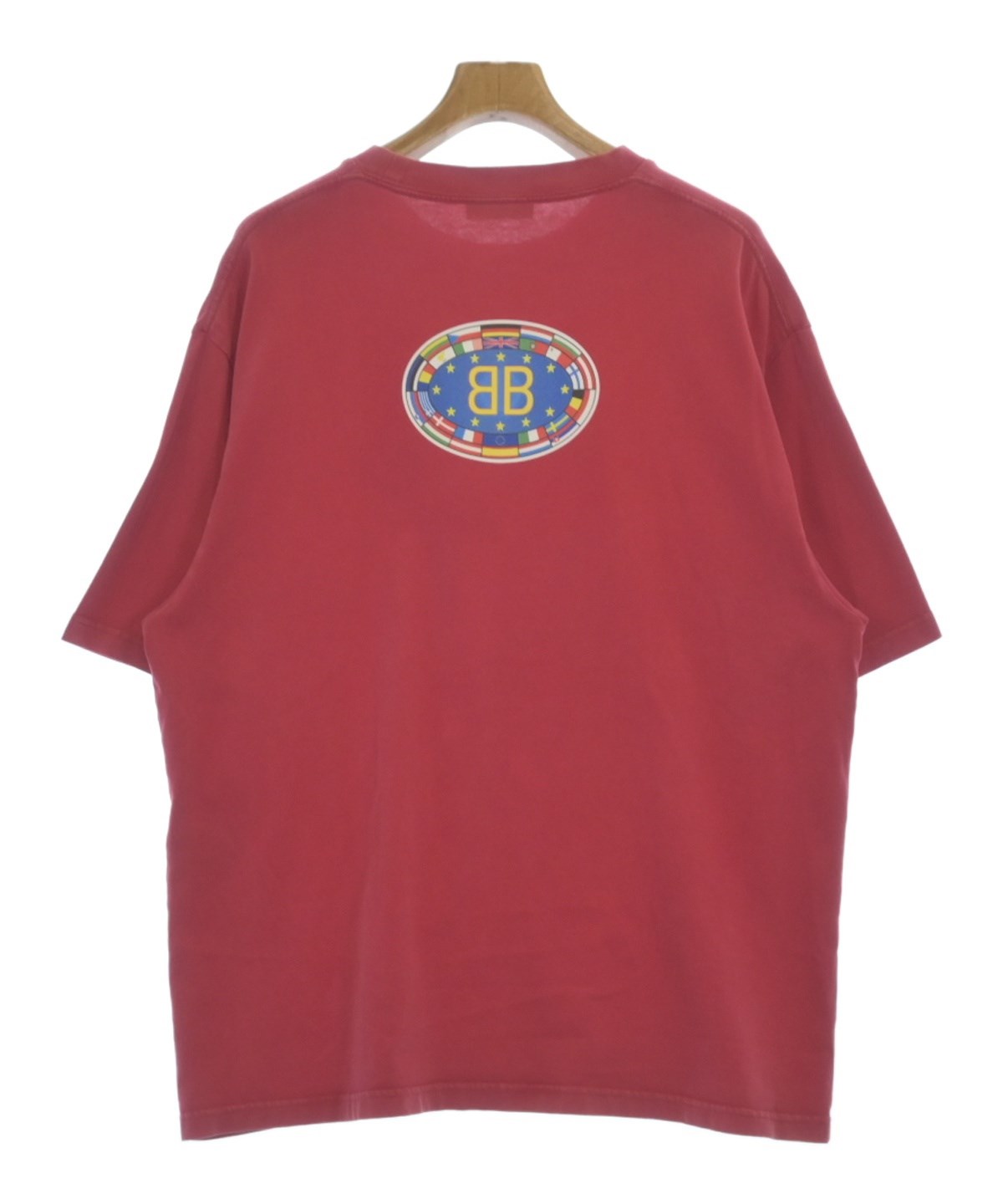 BALENCIAGA Tシャツ・カットソー 赤 L 【公式通販】