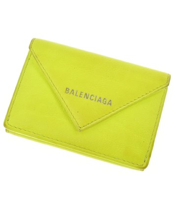 BALENCIAGA ネオンイエロー コインケース BALENCIAGA ネオンイエロー コインケース