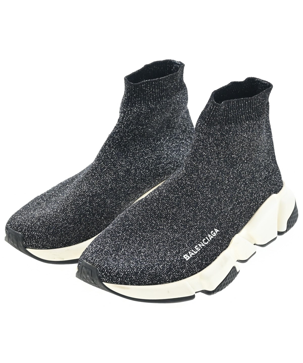 バレンシアガ　黒ラメスニーカー BALENCIAGA（バレンシアガ）スニーカー 黒 サイズ:EU38(24.5cm位