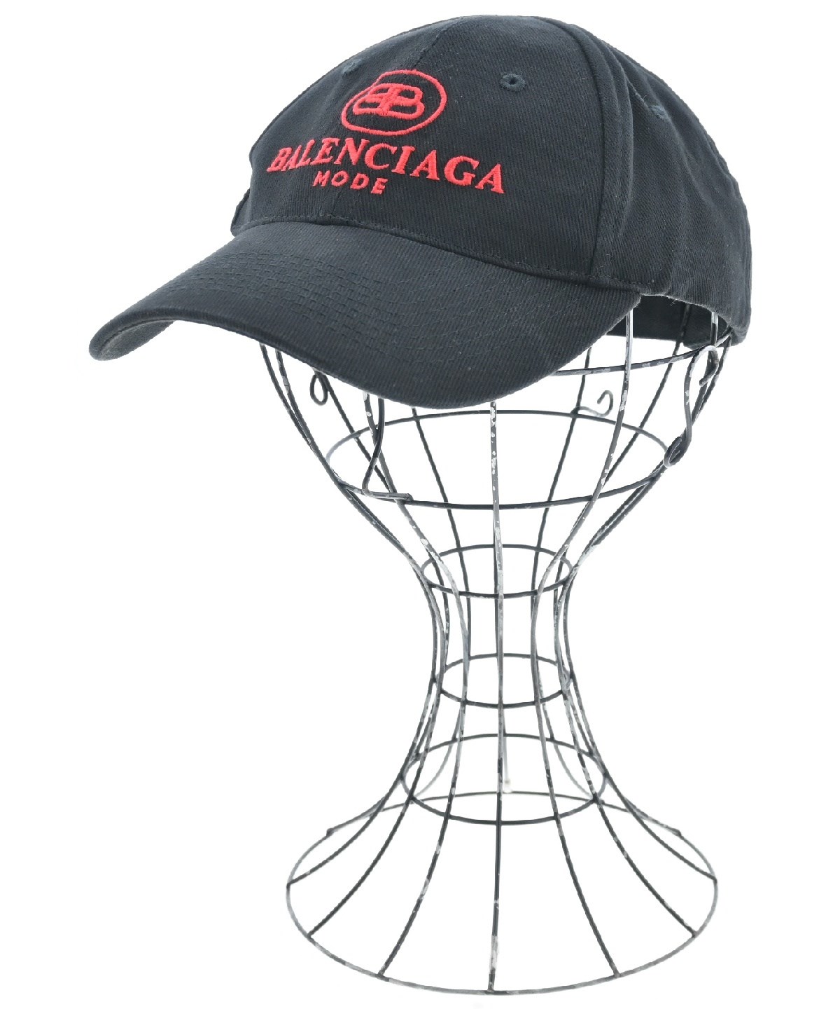 【BALENCIAGA】ローレル クラシック キャップ フェード★Mサイズ Laurel Classic Cap in Faded Black/red | Balenciaga US