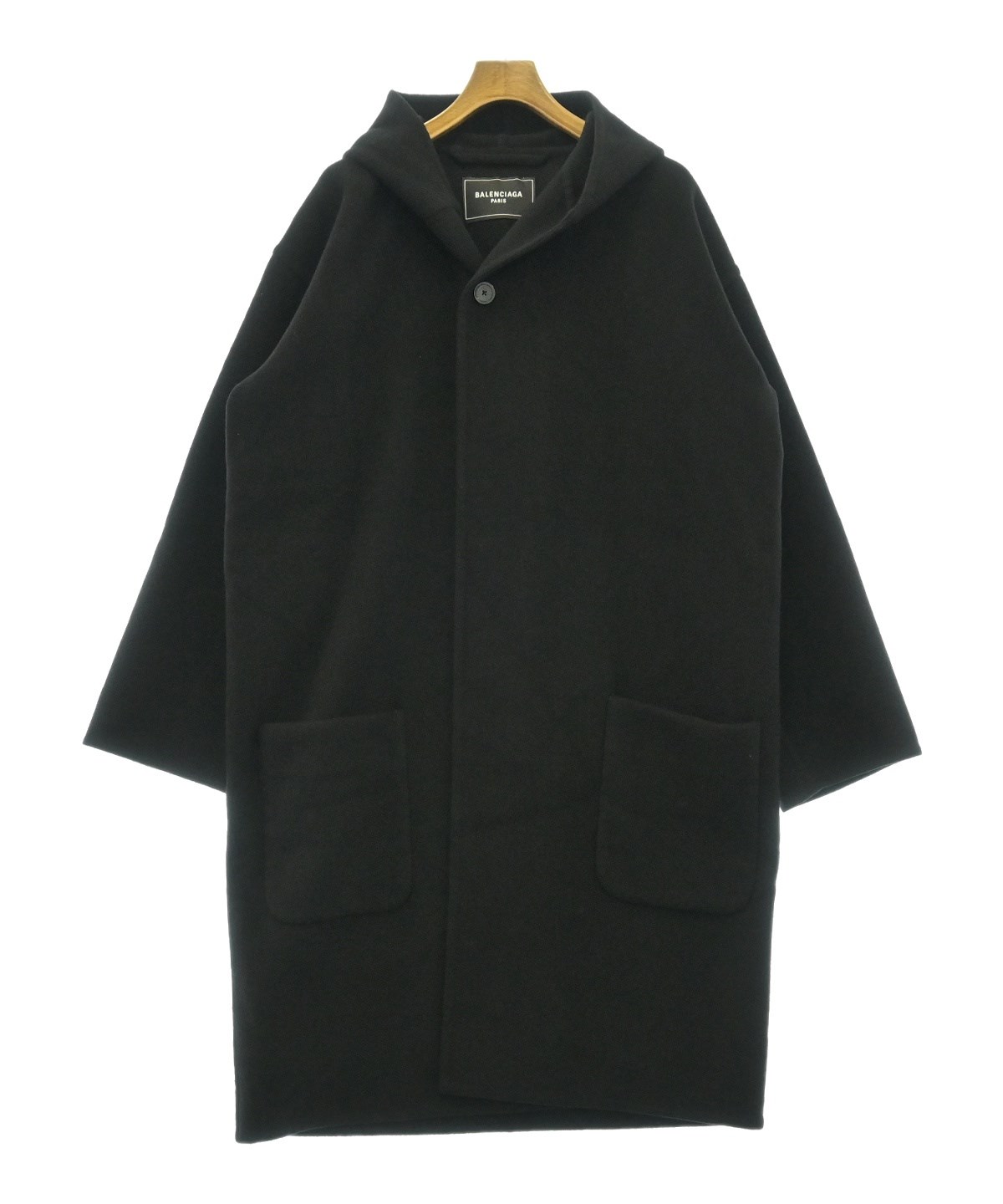 【新品未使用】BALENCIAGA バレンシアガ カシミア混 コート アウター BALENCIAGA（バレンシアガ）その他 黒 サイズ:L メンズ/2200535184116