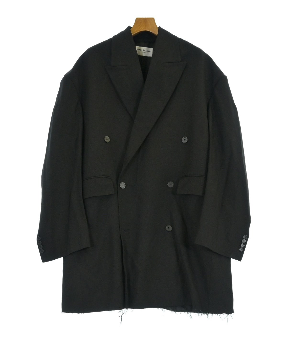 Balenciaga  超美品　バレンシアガ　チェスターコート　黒 BALENCIAGA（バレンシアガ）チェスターコート 黒 サイズ:L