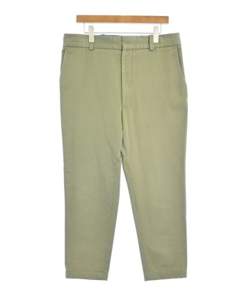 【BALENCIAGA】クロップドウールパンツ BALENCIAGA(バレンシアガ)クロップドパンツ カーキ サイズ:48