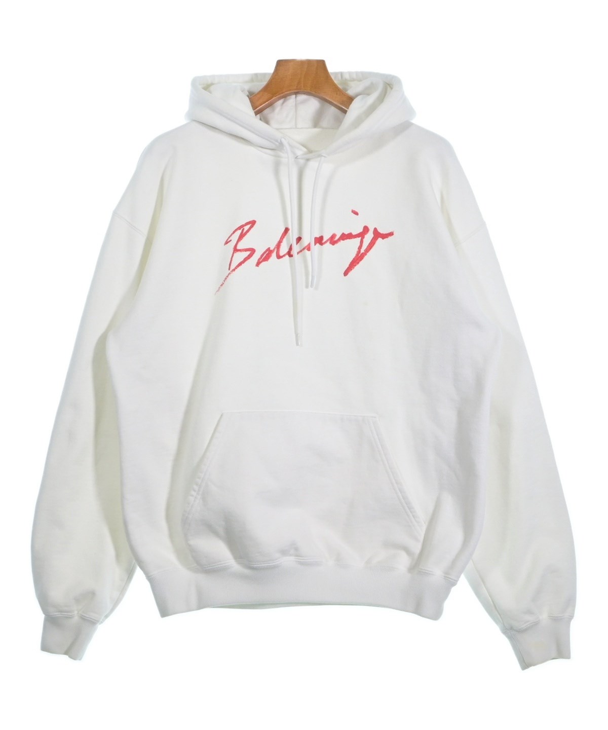 BALENCIAGA ホワイト パーカー Sサイズ BALENCIAGA（バレンシアガ）パーカー 白 サイズ:S メンズ