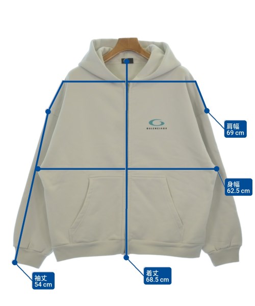 BALENCIAGA（バレンシアガ）パーカー グレー サイズ:XL メンズ/2200621894080