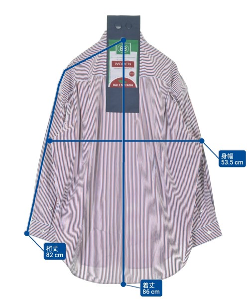 BALENCIAGA（バレンシアガ）カジュアルシャツ その他（柄物・カラフル） サイズ:34(XXS位) レディース/2200620929059