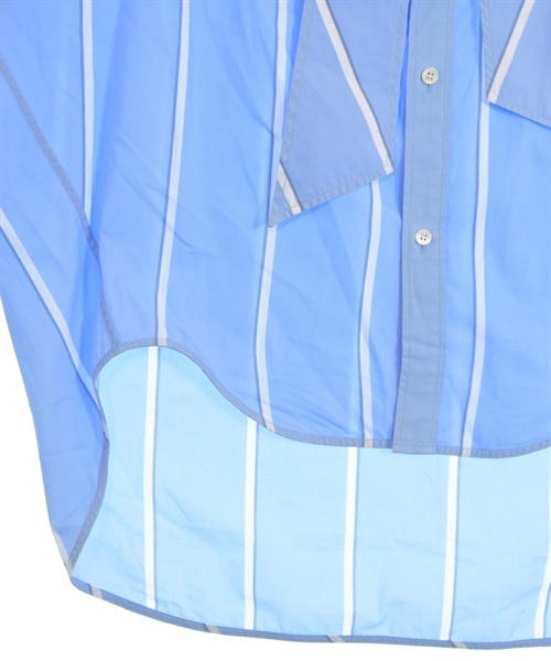 BALENCIAGA（バレンシアガ）カジュアルシャツ 青 サイズ:34(XXS位) レディース/2200620976084