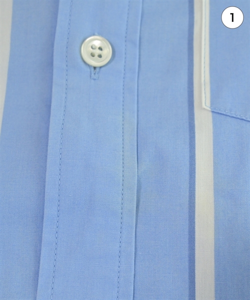 BALENCIAGA（バレンシアガ）カジュアルシャツ 青 サイズ:34(XXS位) レディース/2200620976084