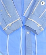 BALENCIAGA（バレンシアガ）カジュアルシャツ 青 サイズ:34(XXS位) レディース/2200620976084