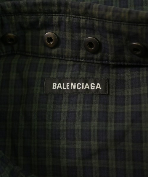 BALENCIAGA（バレンシアガ）カジュアルシャツ 緑 サイズ:37(XXL位) メンズ/2200624109068