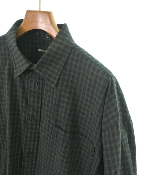 BALENCIAGA（バレンシアガ）カジュアルシャツ 緑 サイズ:37(XXL位) メンズ/2200624109068