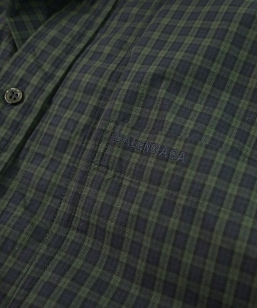 BALENCIAGA（バレンシアガ）カジュアルシャツ 緑 サイズ:37(XXL位) メンズ/2200624109068