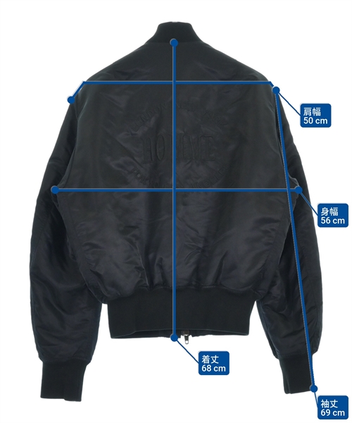 BALENCIAGA（バレンシアガ）ミリタリーブルゾン 黒 サイズ:44(S位) メンズ/2200613595025