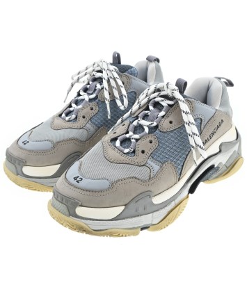 BALENCIAGA シルバー グレー　スニーカー BALENCIAGA（バレンシアガ）スニーカー グレー サイズ:27.5cm メンズ