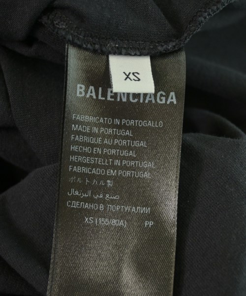 BALENCIAGA（バレンシアガ）Tシャツ・カットソー 黒 サイズ:XS メンズ/2200625929252