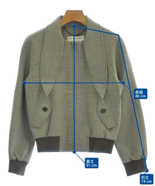 BALENCIAGA（バレンシアガ）ブルゾン 茶 サイズ:34(XXS位) レディース/2200626227128