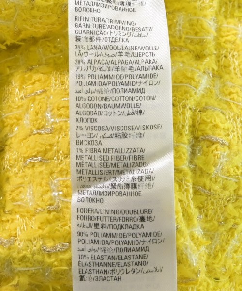 BALENCIAGA（バレンシアガ）ワンピース 黄 サイズ:L レディース/2200625630011