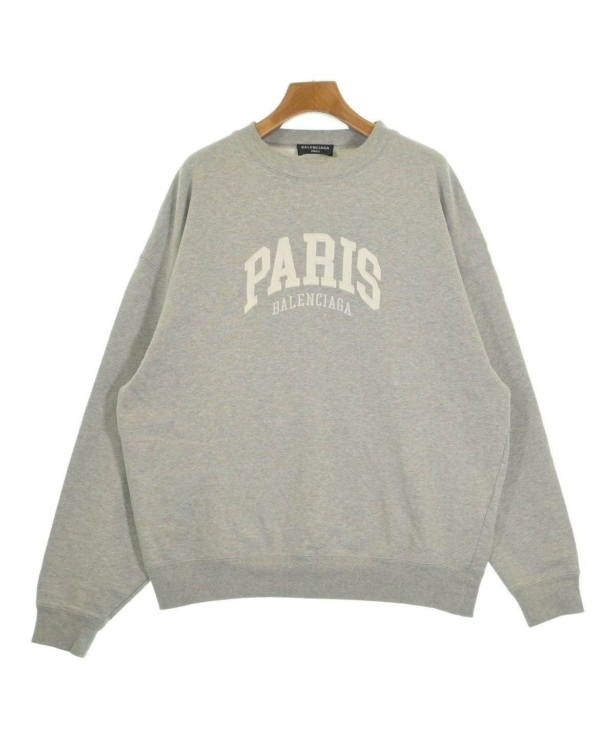 BALENCIAGA グレー スウェット Lサイズ BALENCIAGA（バレンシアガ）スウェット グレー サイズ:XS レディース