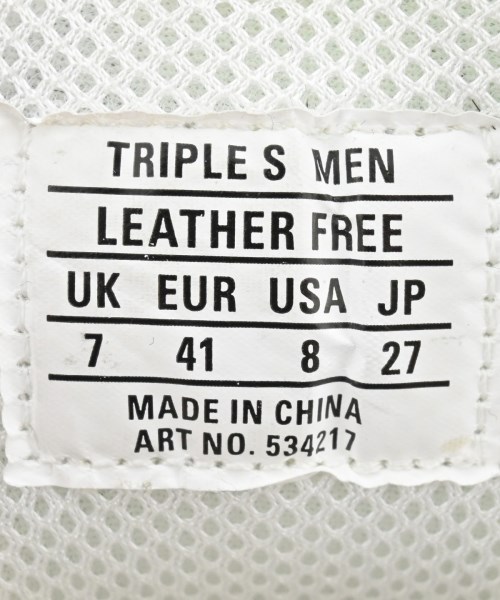 BALENCIAGA（バレンシアガ）スニーカー 白 サイズ:27cm メンズ/2200627023101