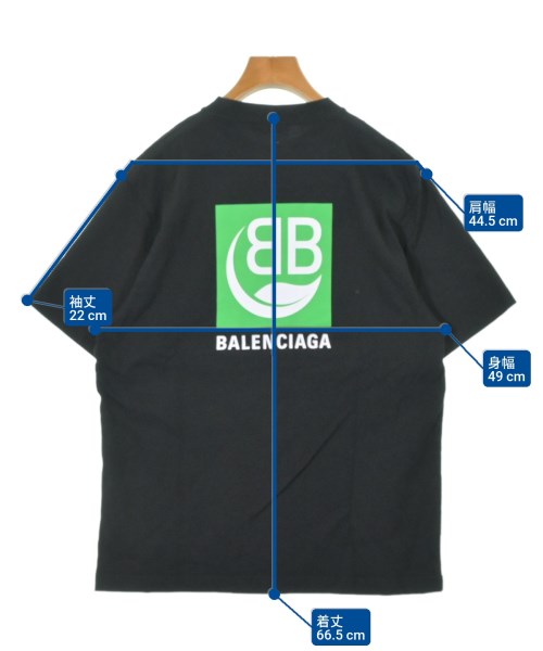 BALENCIAGA（バレンシアガ）Tシャツ・カットソー 黒 サイズ:XS レディース/2200627339202