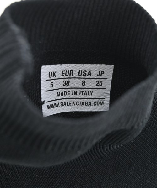 BALENCIAGA（バレンシアガ）スニーカー 黒 サイズ:25cm メンズ/2200627966019