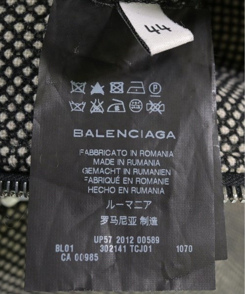 BALENCIAGA（バレンシアガ）ブルゾン 黒 サイズ:44(S位) メンズ/2200628826015