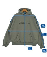 BALENCIAGA（バレンシアガ）パーカー グレー サイズ:L メンズ/2200628875044