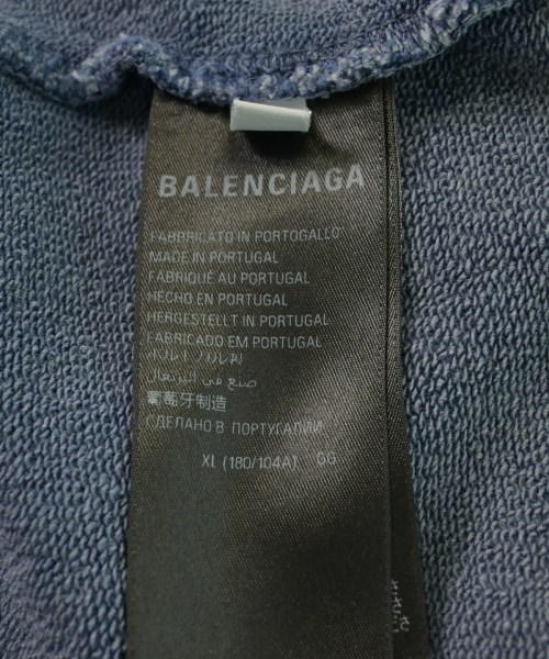 BALENCIAGA（バレンシアガ）パーカー 青 サイズ:XL メンズ/2200628875051
