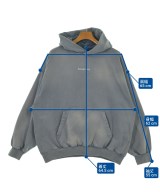BALENCIAGA（バレンシアガ）パーカー 青 サイズ:XL メンズ/2200628875051