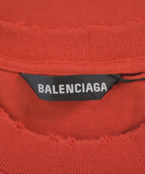 BALENCIAGA（バレンシアガ）Tシャツ・カットソー 赤 サイズ:S メンズ/2200630283028